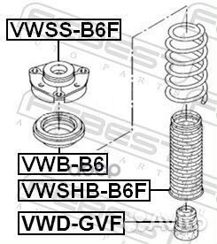 Отбойник амортизатора VWD-GVF VWD-GVF Febest