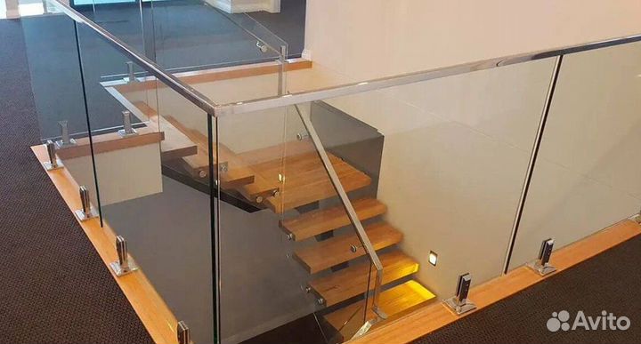 Перила из стекла