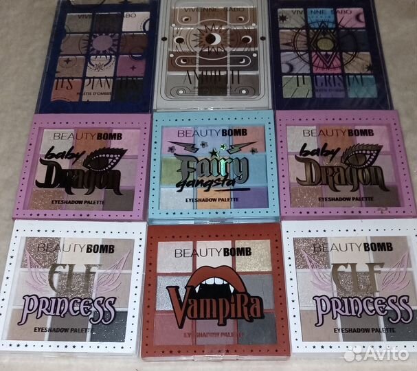 Новые палетки теней, оригинал