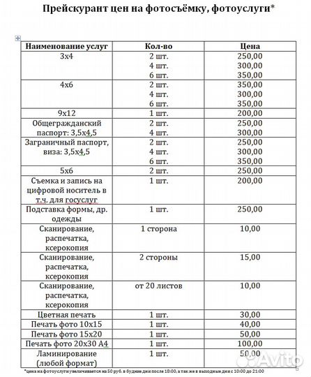 Фото на документы