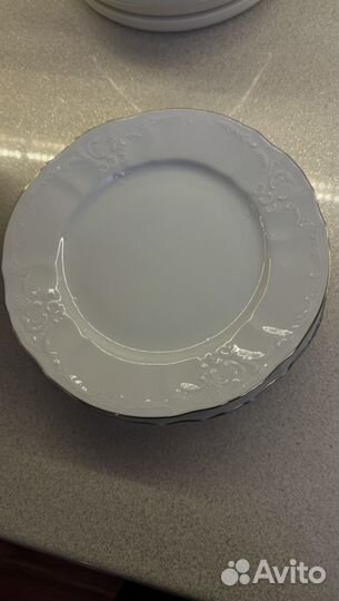 Сервиз белая чешская