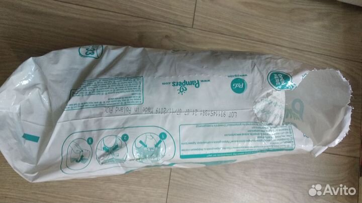 Подгузники трусики pampers 7