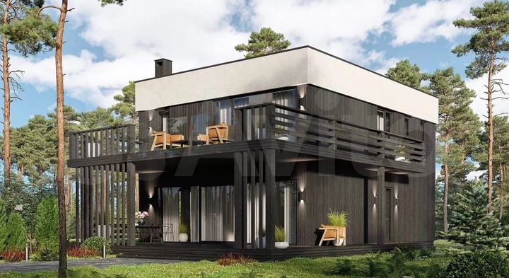 Дом 167,5 м² на участке 4 сот.