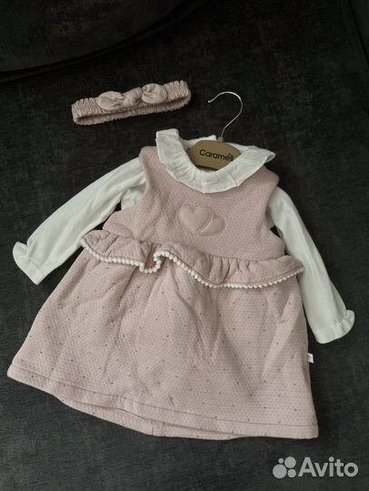 Платье для девочки 62-68