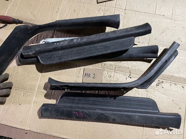 Накладка на порог geely mk