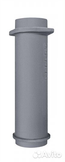 Чугунная нижняя труба для шибера (м/п,м/м) 115/50