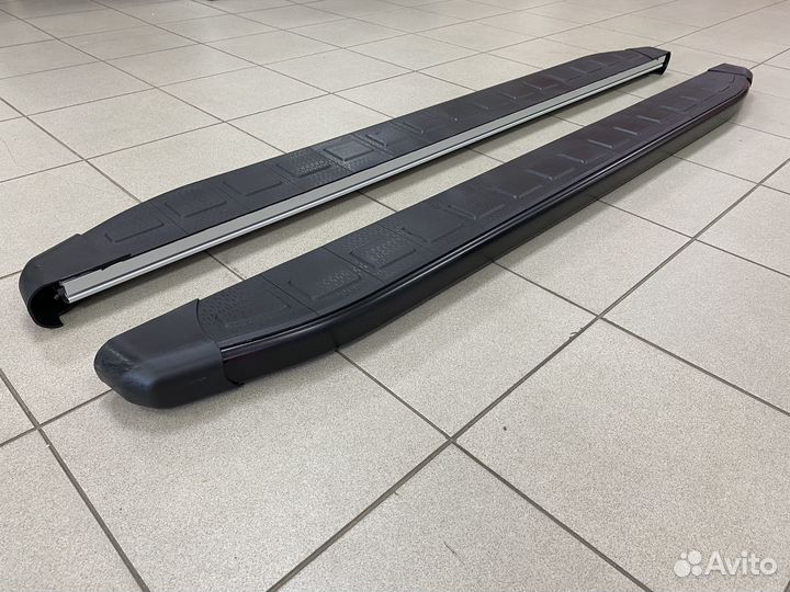 Пороги внешние площадки Hyundai Santa Fe CM 2006+