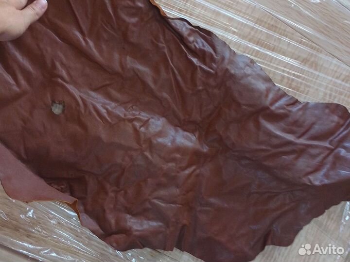 Куски кожи для пошива, натуральная