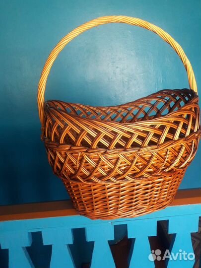 Красивая Плетеная корзинка