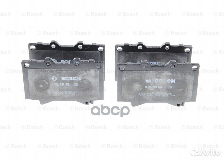Колодки тормозные дисковые зад 0986424640 Bosch
