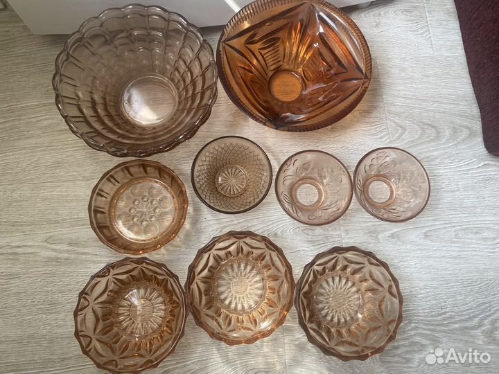 Хрусталь, блюда хрустальные