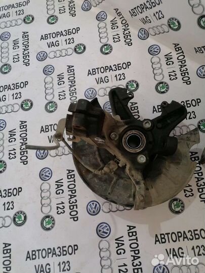 Поворотный кулак передний шкода октавия а5