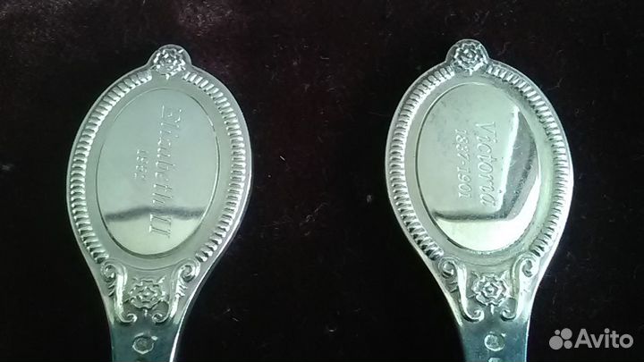 Серебряный набор чайных ложек 