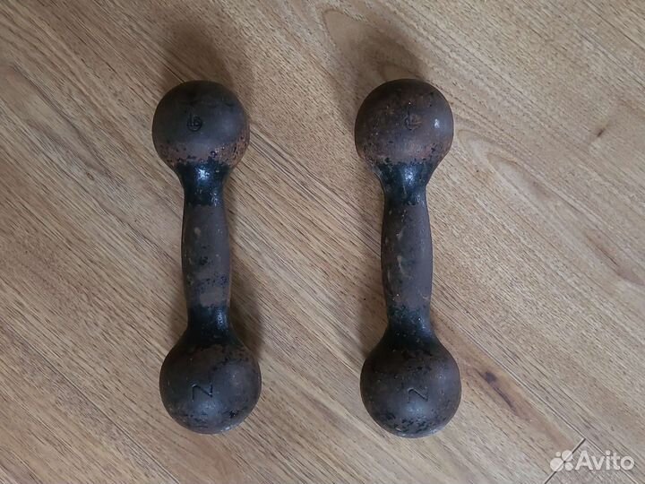 Гиря 24 кг, гантели 2 кг, гантеля 5 кг