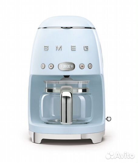 Капельная кофеварка smeg DCF02pbeu, пастельный гол