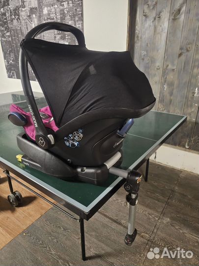Автолюлька maxi cosi с шасси и базой isofix