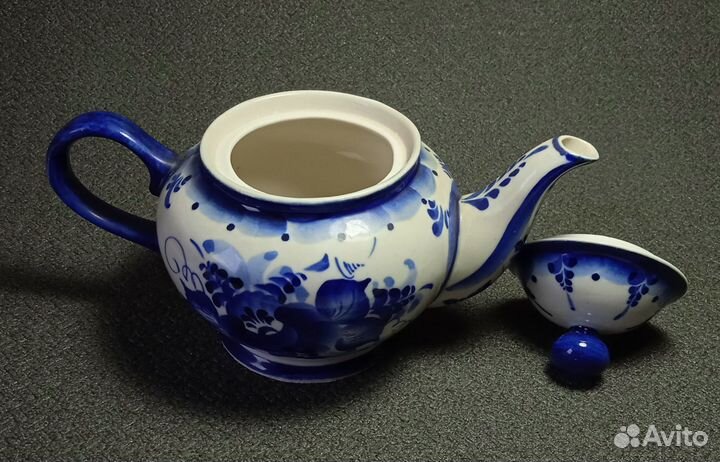 Заварочный чайник Гжель. Авторская работа