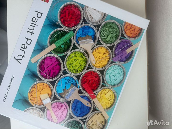 Пазлы lego paint party