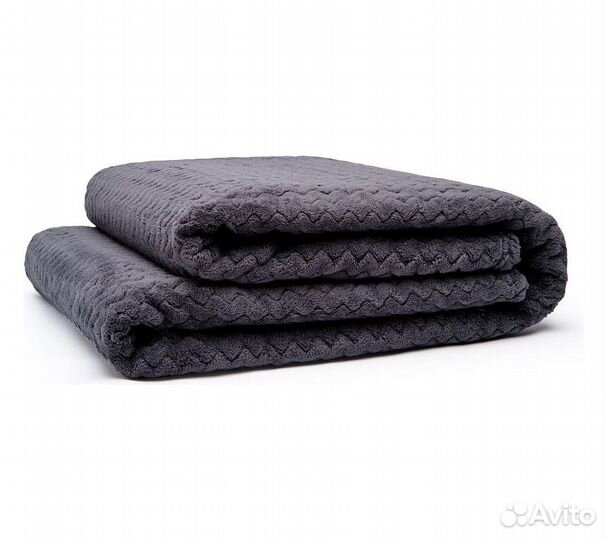 Плед GoodNight Велсофт 150х200, мокрый асфальт