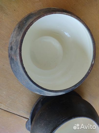 Чугунный горшок эмаль