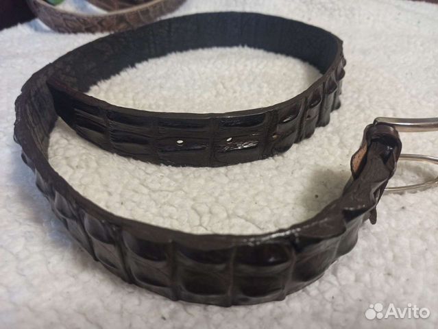 Ремень из кожи крокодила