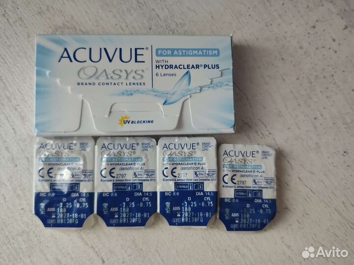 Линзы контактные acuvue oasys двухнедельные