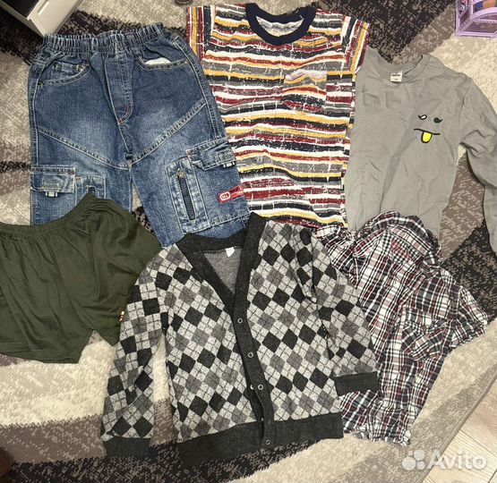 Вещи пакетом на мальчика 98 104