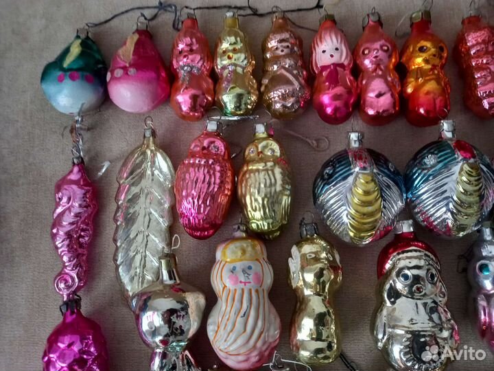 Елочные игрушки СССР