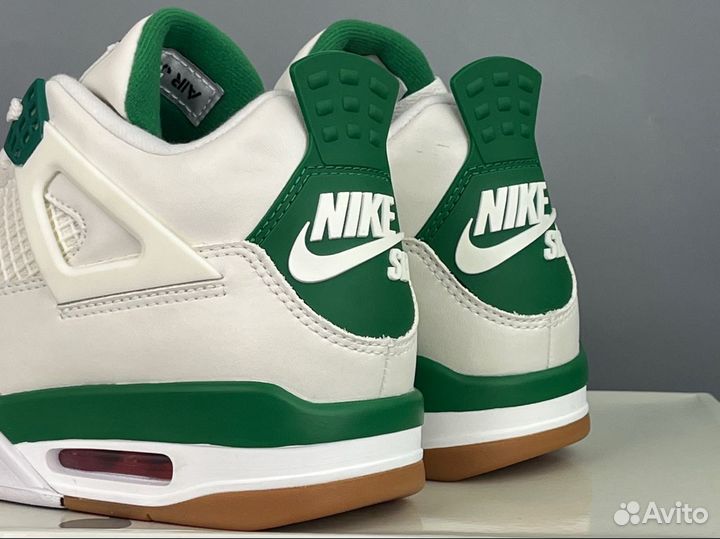 Кроссовки nike air Jordan 4 SP Pine Green