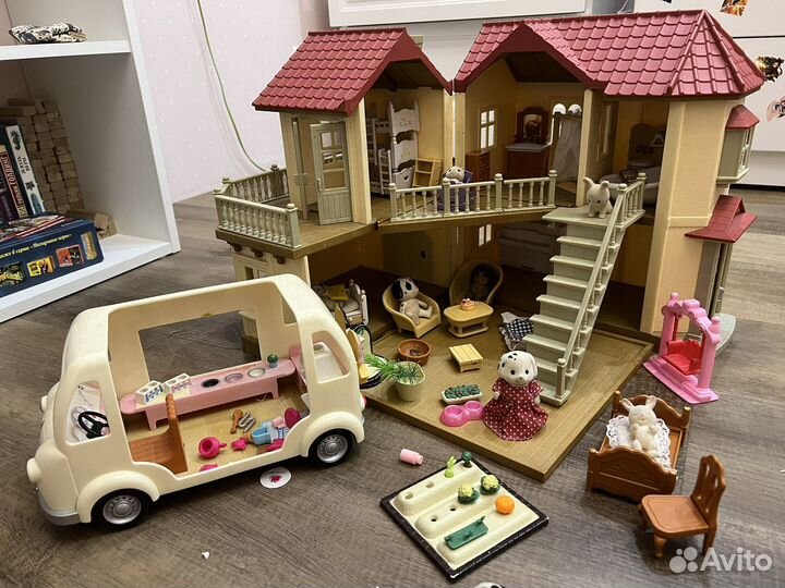 Sylvanian Families домик с мебелью