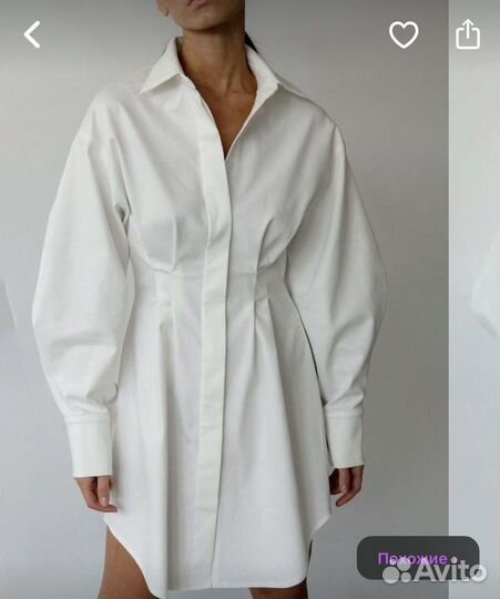Платье рубашка