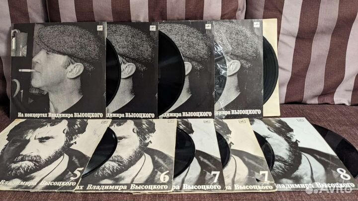 Виниловые пластинки коллекция песен Высоцкого