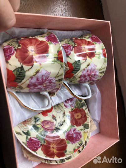 Сервиз чайный новый фарфор