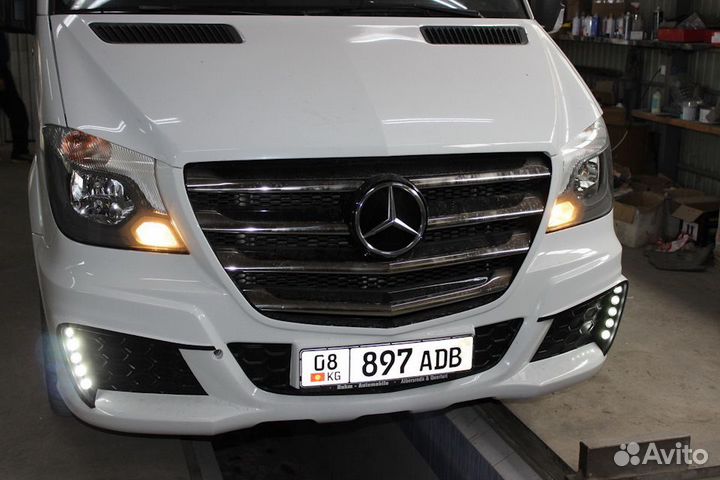 Бампер передний Maxton Mercedes Sprinter W906