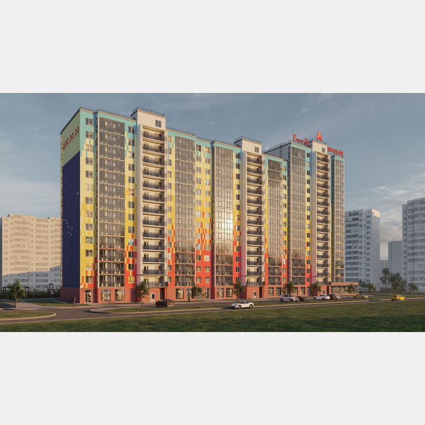 3-к. квартира, 88 м², 15/15 эт.