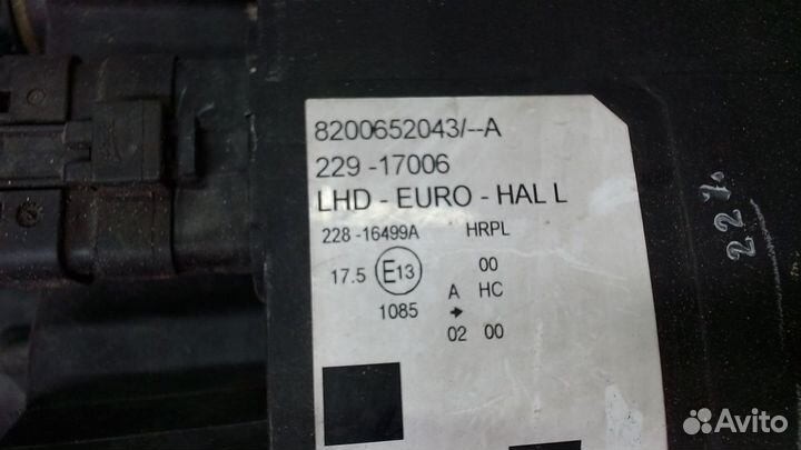 Фара (передняя) Renault Modus, 2006