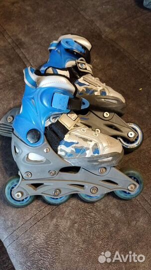 Роликовые коньки детские раздвижные