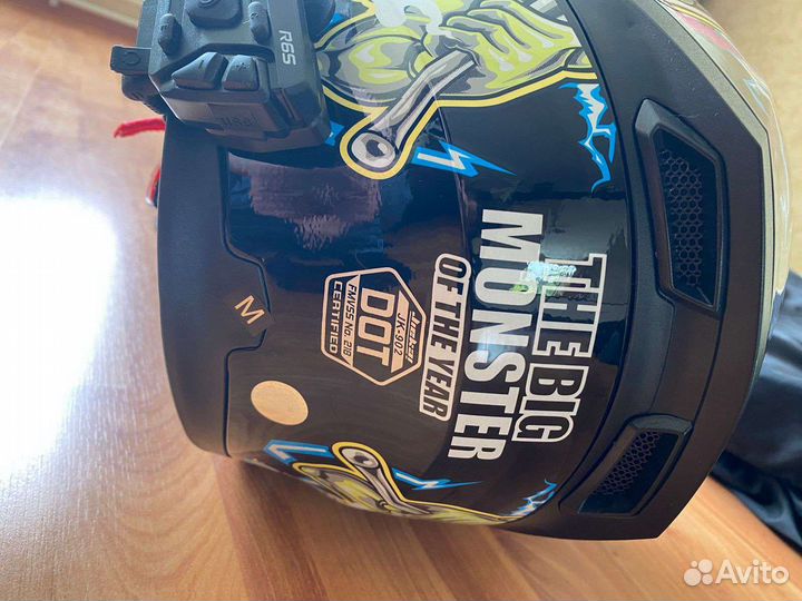 Мотошлем + гарнитура