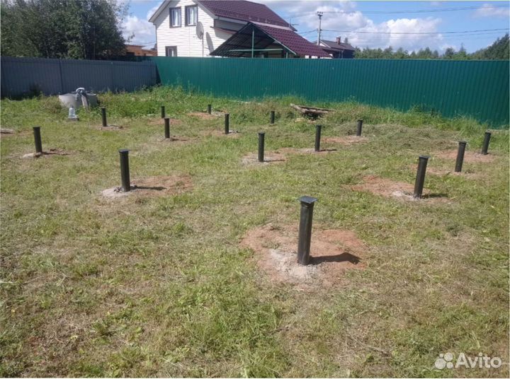 Винтовые сваи под ключ + монтаж