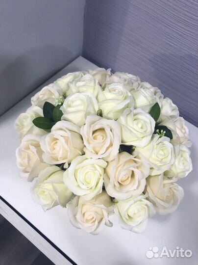 Букет из мыльных роз 25 шт