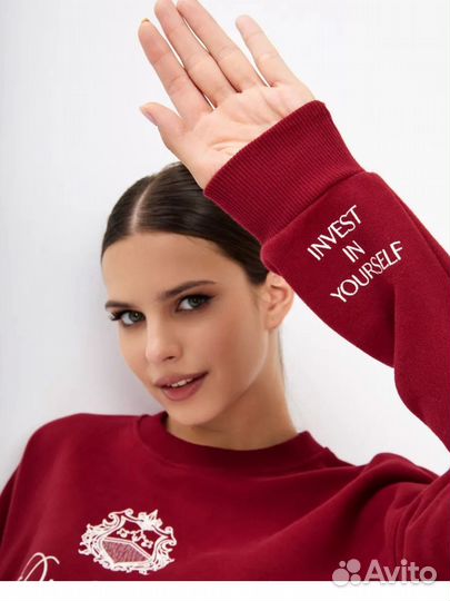 Свитшот женский оверсайз яркий