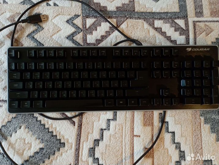 Игровая клавиатура Cougar Deathfire EX, мембранная