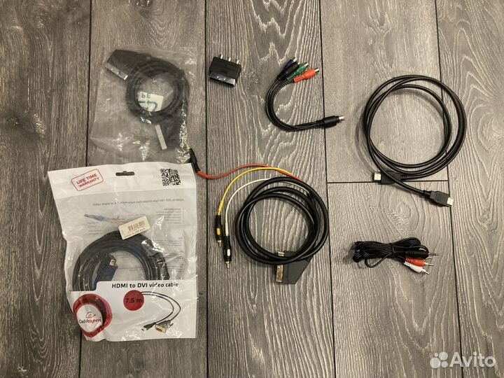 Кабели и переходники scart, RCA, VGA, DVI, hdmi