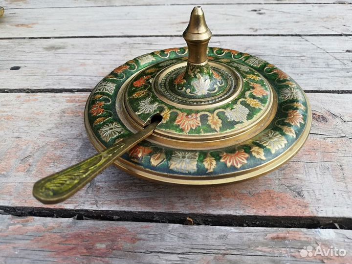 Масленка/икорница, Индия, 60-70 годы