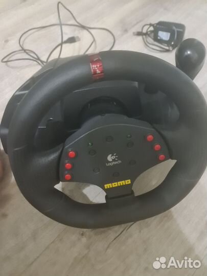 Игровой руль logitech momo racing с модом на 900