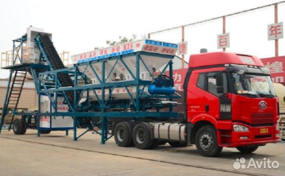 Мобильный бетонный завод yhzs-25