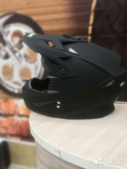 Шлем мото кросс чёрный