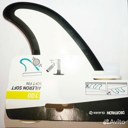 Фин серфборд soft, безопасный, Olaian Decathlon