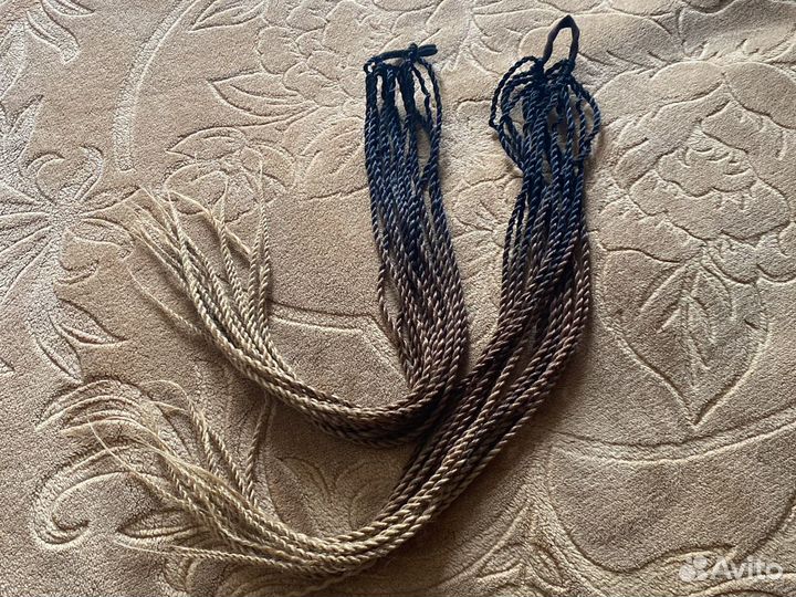 Амбре косички на резинке