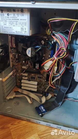 Старые системные блоки 4 шт 2005-2006 год на запча
